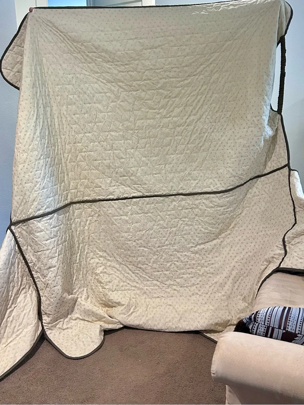Quilted car seat cover for dogs Large